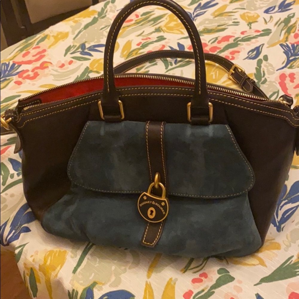 Dooney & Bourke Leather Suede Satchel